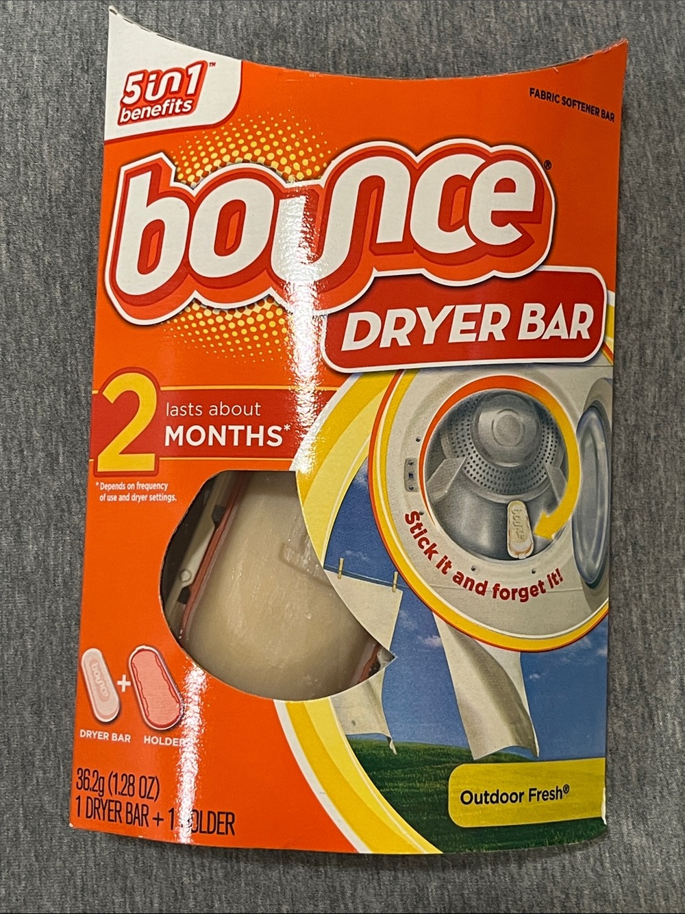 NWT Bounce Dryer Bar (Outdoor Fresh) 1 Bar + 1 Holder Discontinued/ HTF